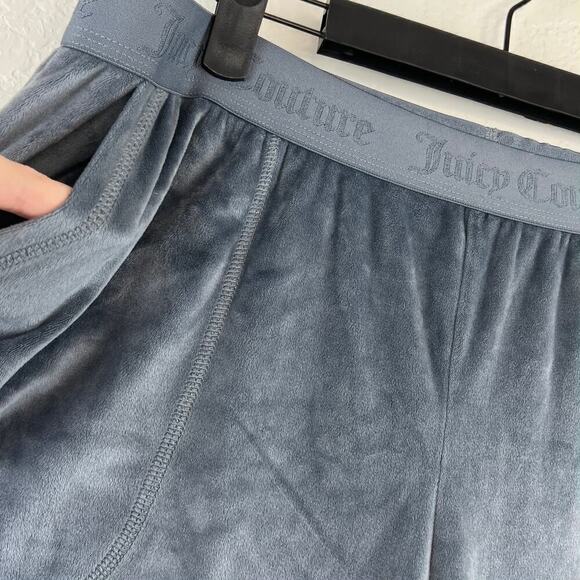 Juicy Couture OG Bling Jewel Rhinestone Velvet Pull On Joggers Large Retro Y2K - Picture 6 of 8